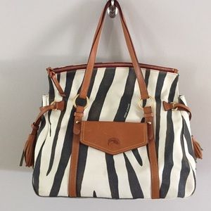 Zebra dooney & bourke purse